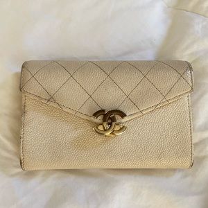 Chanel White Wallet